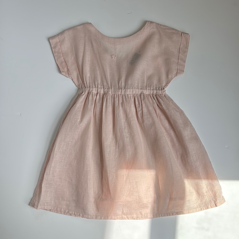 Tocoto Vintage Linen/Cotton Dress 4Y